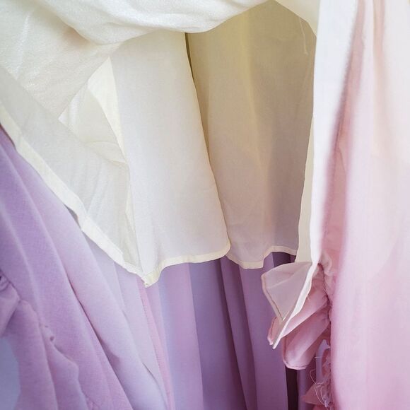 Chicwish Rainbow Gradient Maxi Dress - Picture 8 of 11